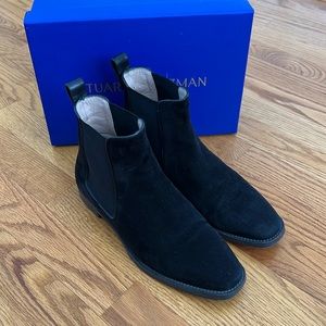 Stuart Weitzman Black Ankle Boots